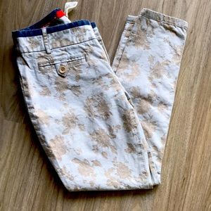 Anthropologie Cartonnier Floral Ankle Pants